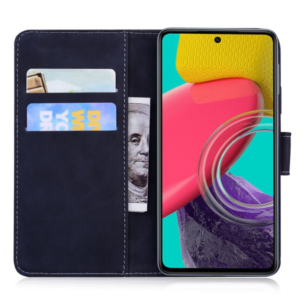 Folio-hoesje voor Samsung Galaxy M53 5G Vlinder
