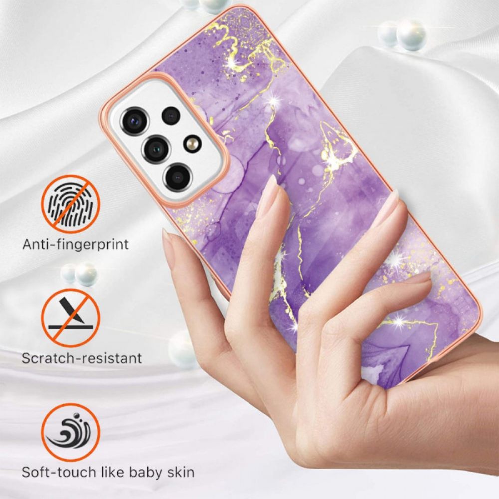 Telefoonhoesje voor Samsung Galaxy M53 5G Marmer