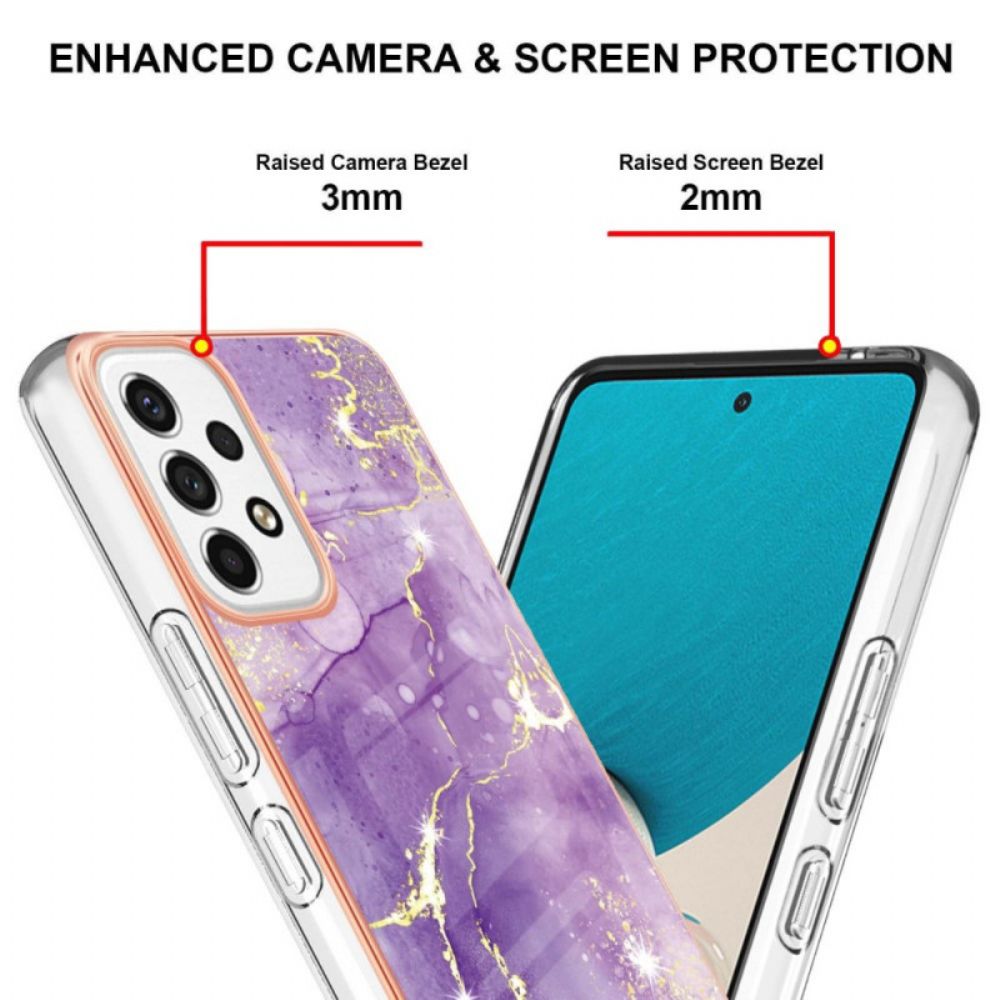 Telefoonhoesje voor Samsung Galaxy M53 5G Marmer