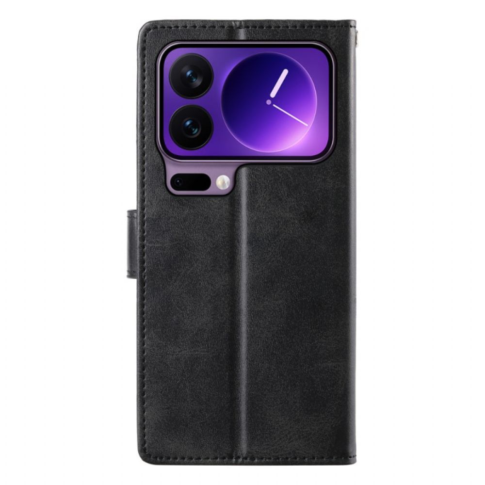 Bescherming Hoesje Xiaomi 17 Pro Max Leerstijl