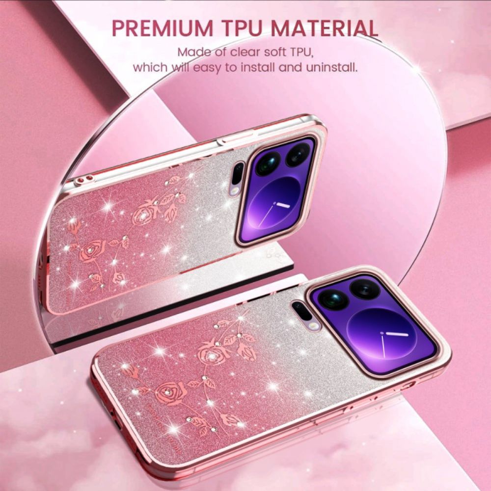 Case Hoesje Xiaomi 17 Pro Max Telefoonhoesje Kadem-strasssteentjes