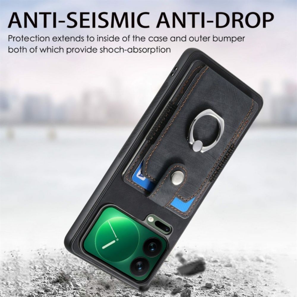 Cover Hoesje Xiaomi 17 Pro Max Telefoonhoesje Kaarthouder En Ringhouder