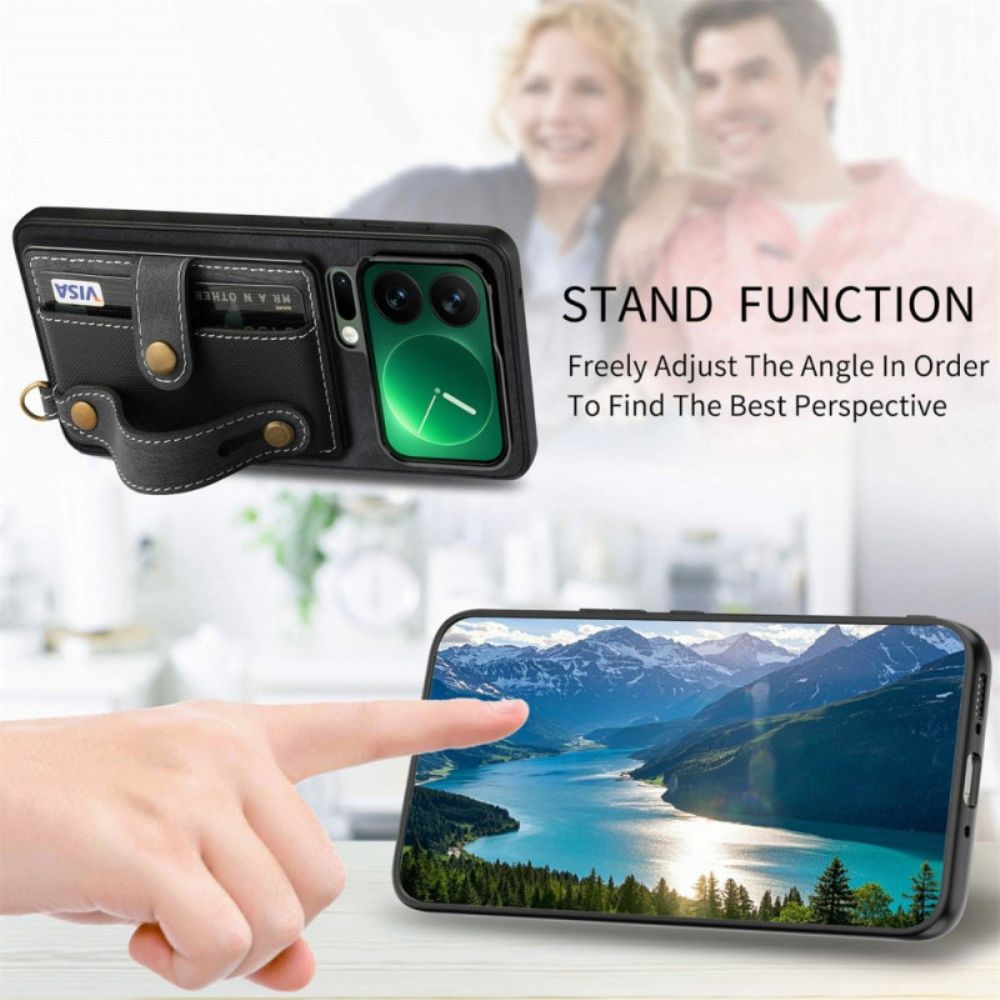 Cover Hoesje Xiaomi 17 Pro Max Telefoonhoesje Kaarthouder En Standaard