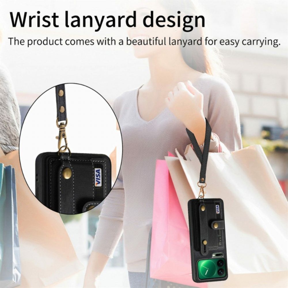 Cover Hoesje Xiaomi 17 Pro Max Telefoonhoesje Kaarthouder En Standaard