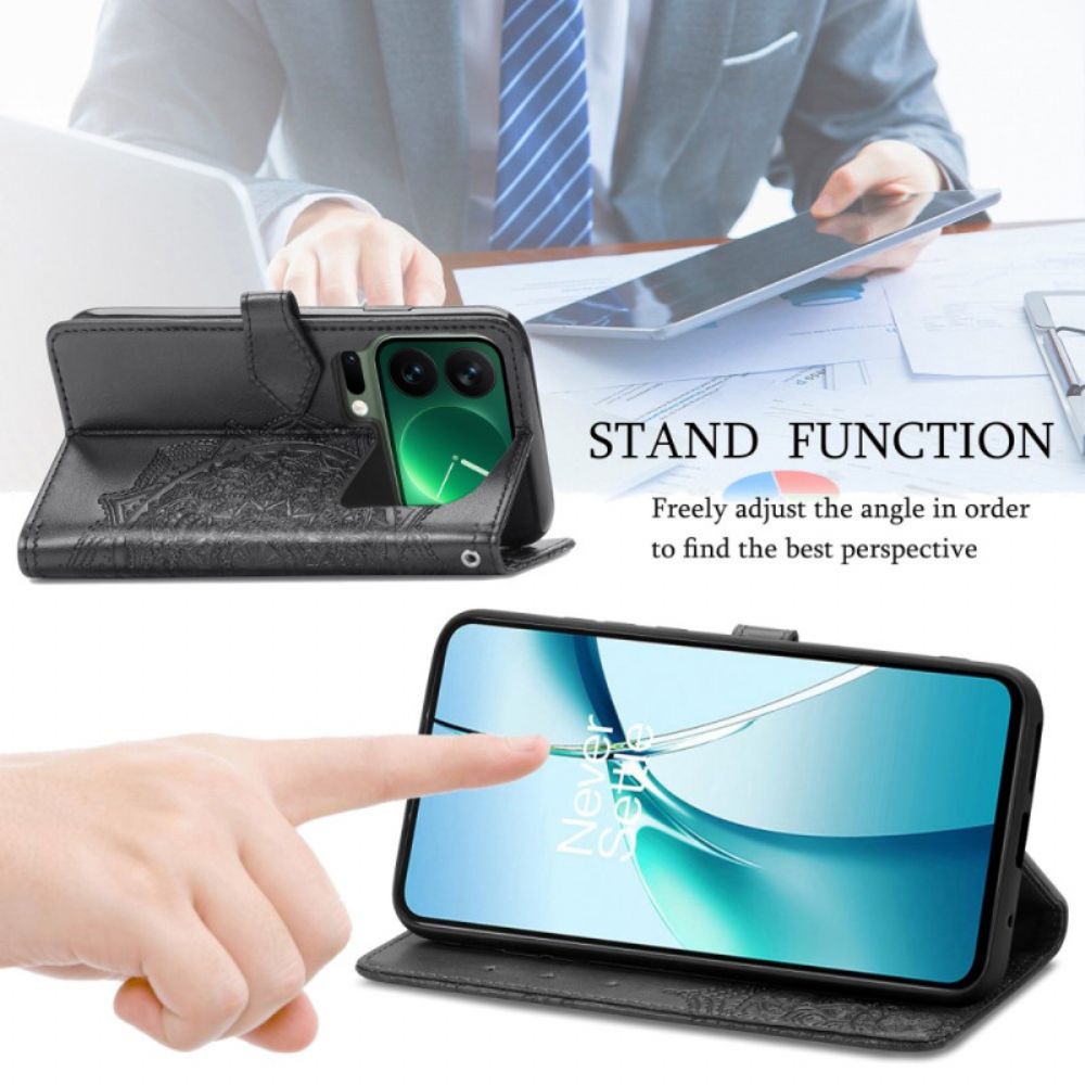 Flip Case Leren Xiaomi 17 Pro Max Barok Mandala