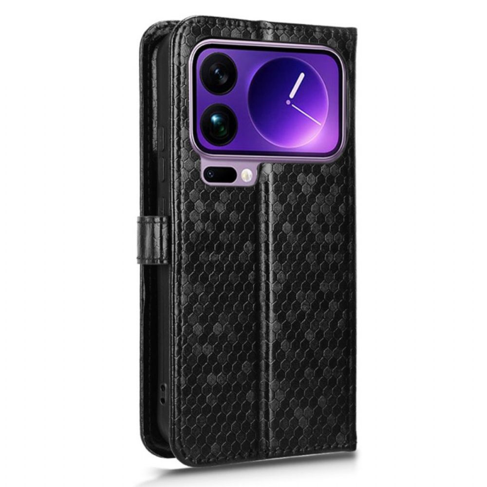 Flip Case Leren Xiaomi 17 Pro Max Glanzend