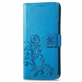 Flip Case Leren Xiaomi 17 Pro Max Klavertjes Vier