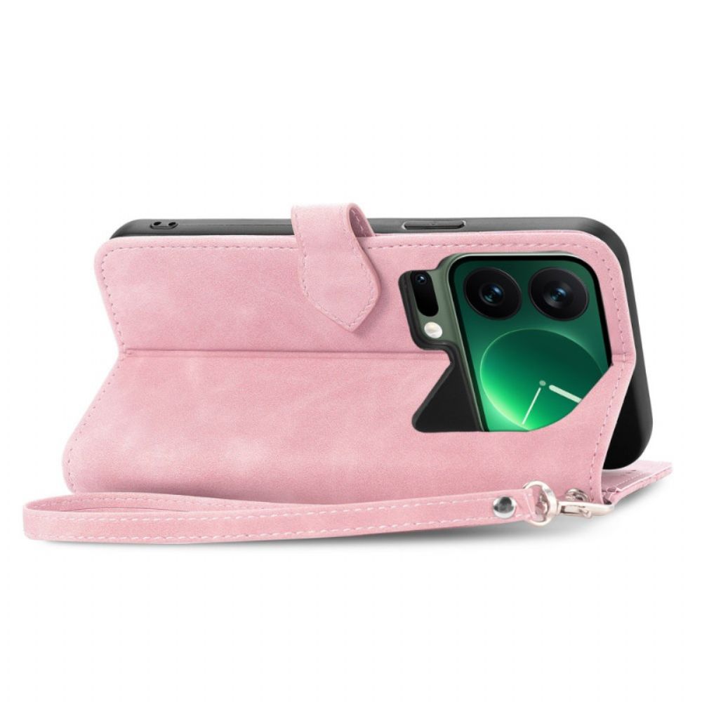 Flip Case Leren Xiaomi 17 Pro Max Nieuw