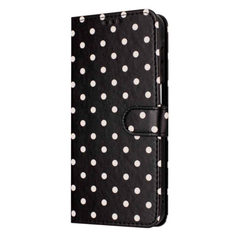 Flip Case Leren Xiaomi 17 Pro Max Polka Dots