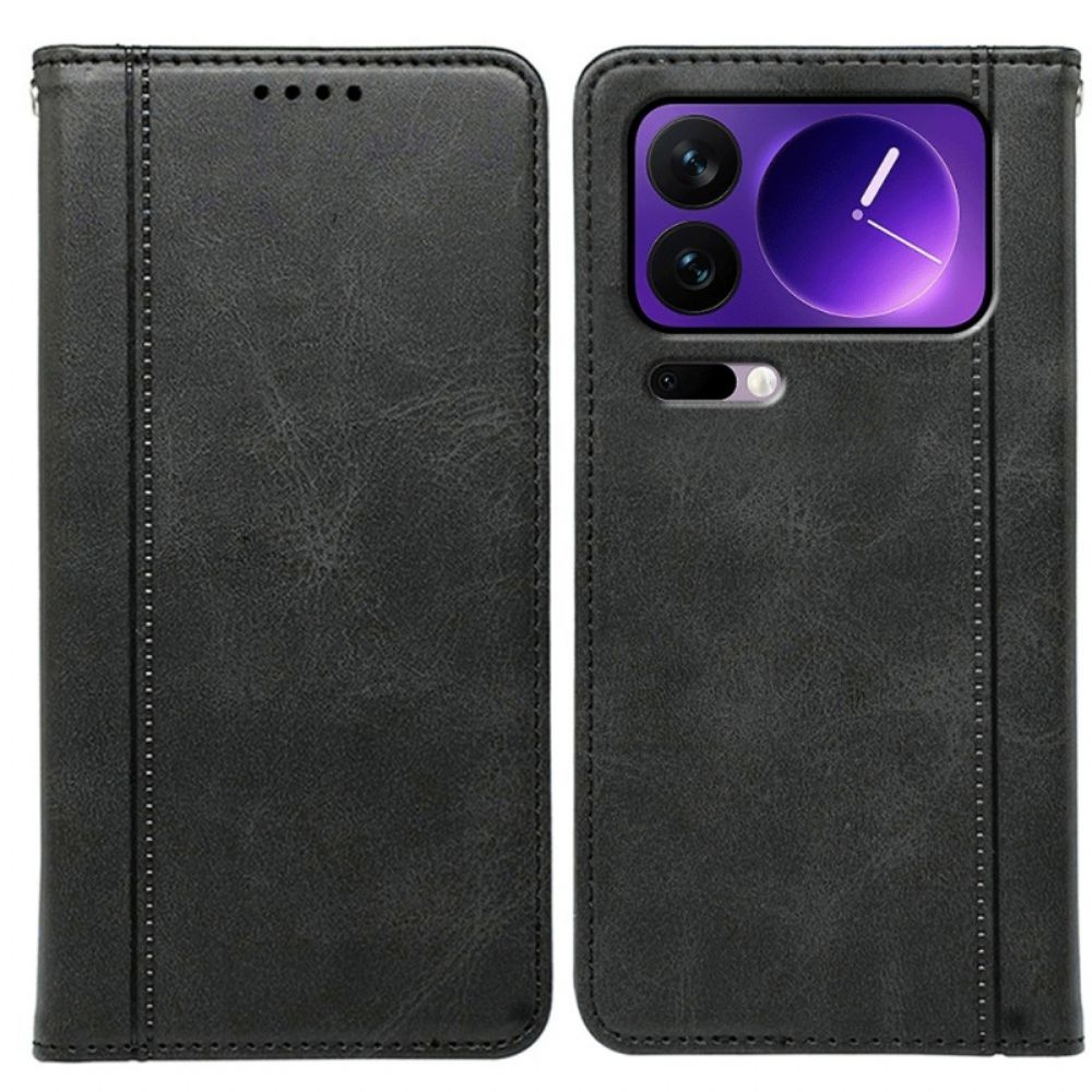 Folio-hoesje Xiaomi 17 Pro Max Bies Bescherming Hoesje