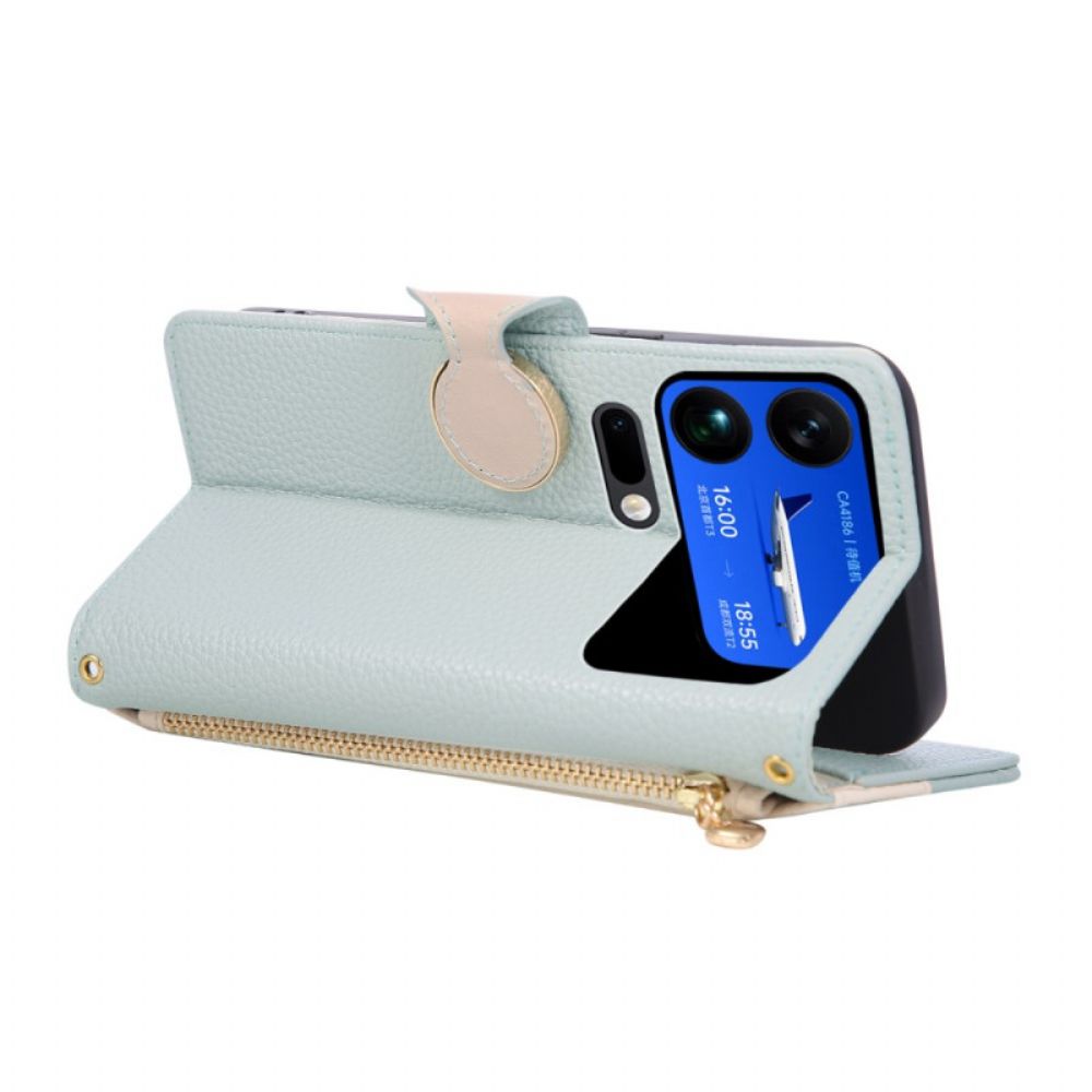 Folio-hoesje Xiaomi 17 Pro Max Telefoonhoesje Flip-portemonnee Met Rits