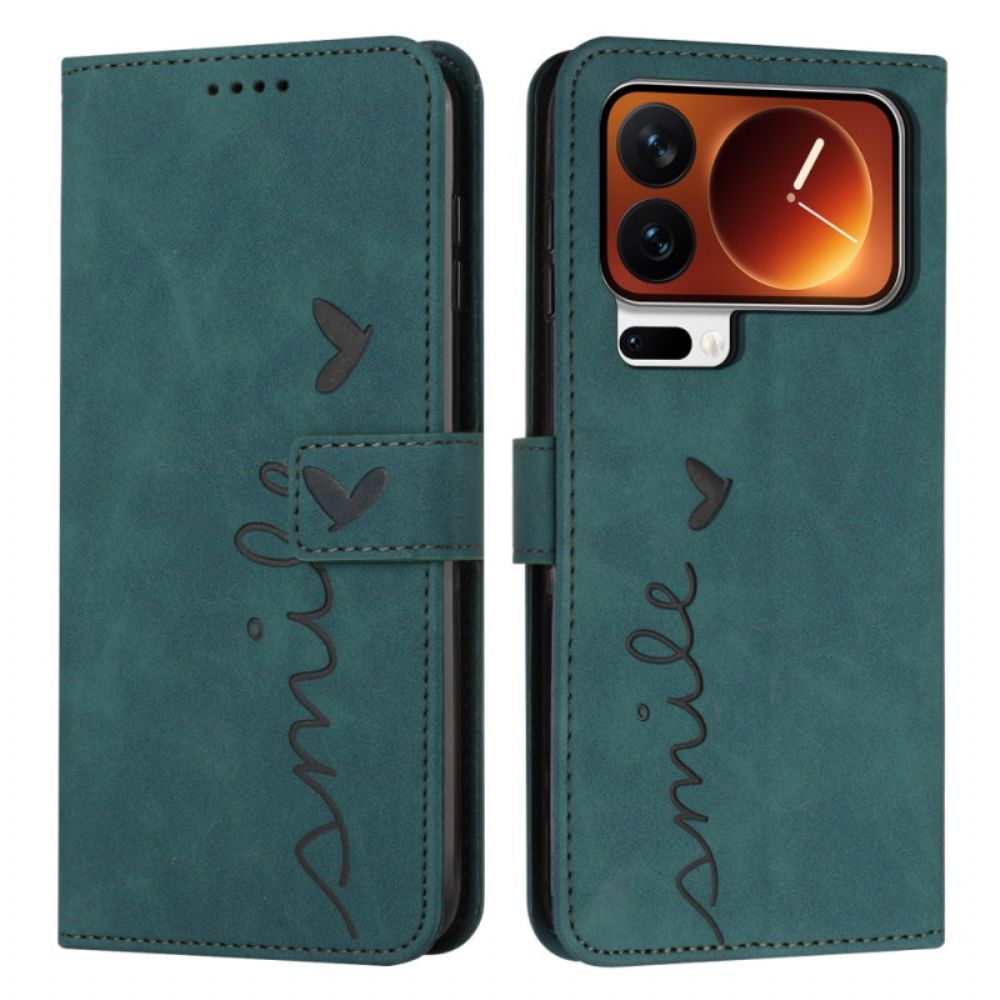 Folio-hoesje Xiaomi 17 Pro Max Telefoonhoesje Hartje