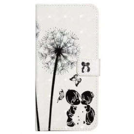 Folio-hoesje Xiaomi 17 Pro Max Telefoonhoesje Kinderen En Paardenbloemen