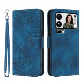 Folio-hoesje Xiaomi 17 Pro Max Telefoonhoesje Vlinder- En Geometrisch Ontwerp