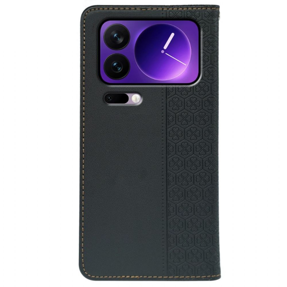 Folio-hoesje Xiaomi 17 Pro Max Vierbladig Klavertjes Bescherming Hoesje