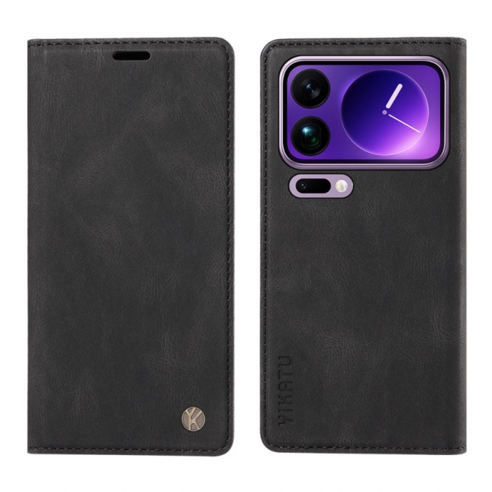 Folio-hoesje Xiaomi 17 Pro Max Yikatu Suède-look