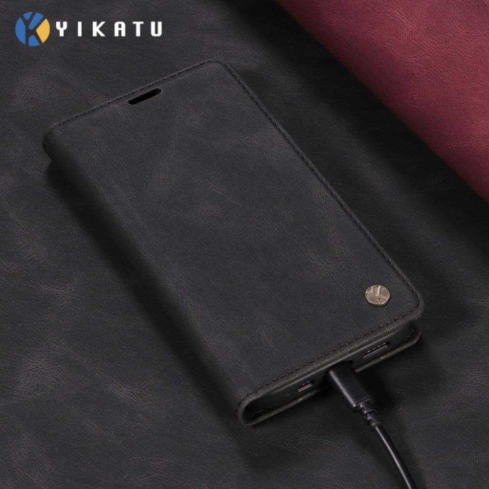 Folio-hoesje Xiaomi 17 Pro Max Yikatu Suède-look