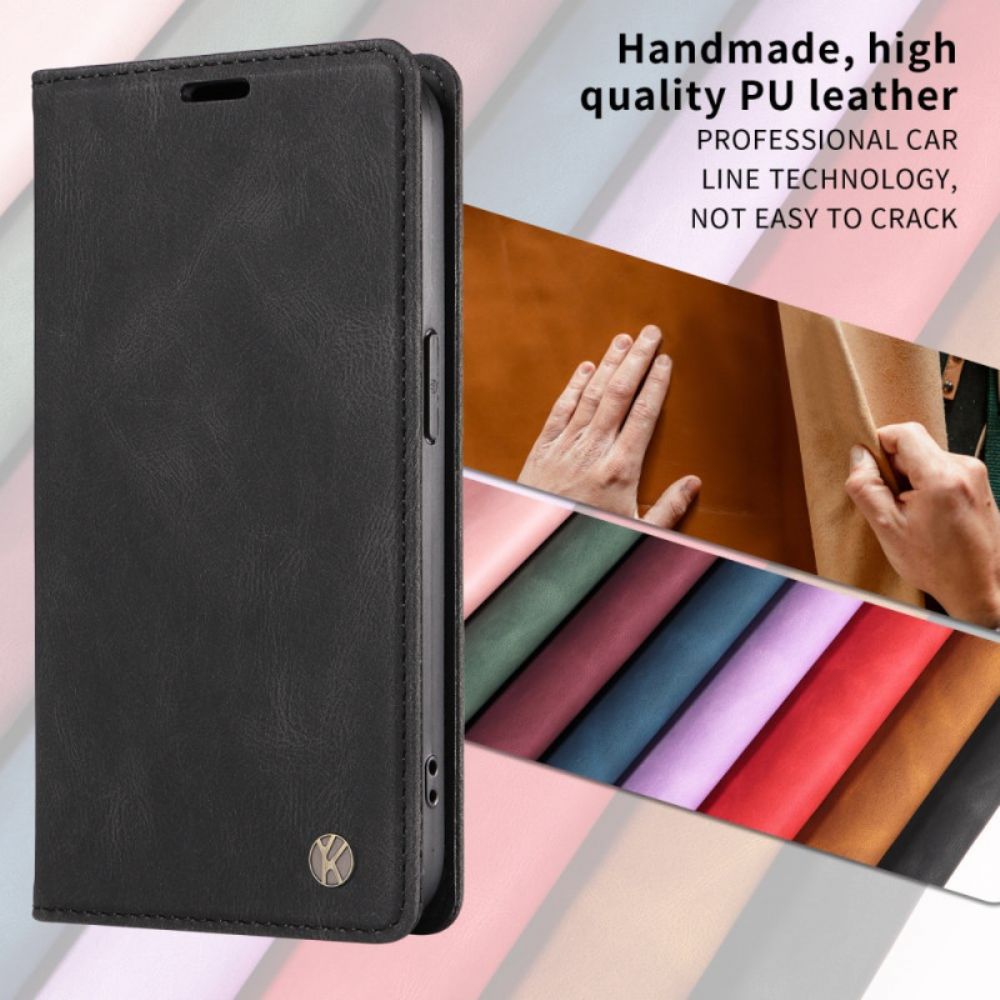 Folio-hoesje Xiaomi 17 Pro Max Yikatu Suède-look