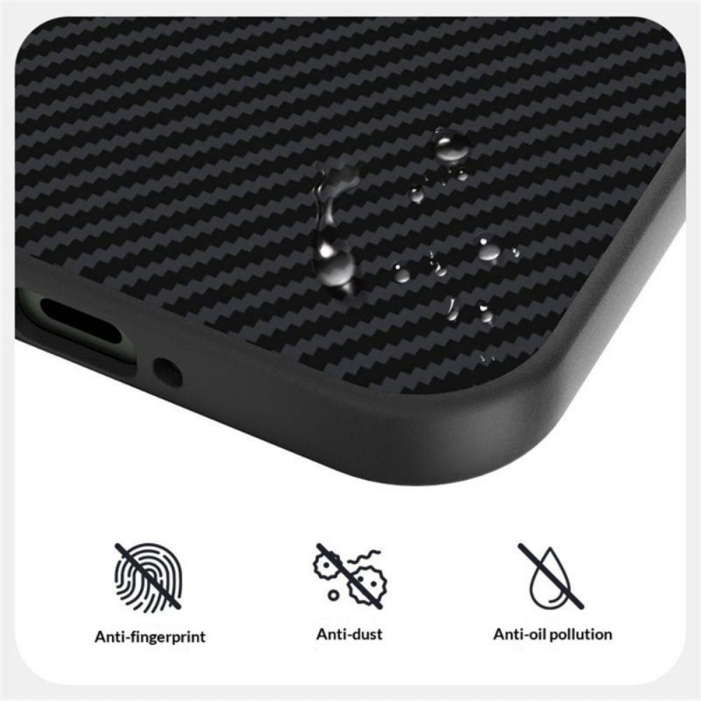 Hoesje Voor Xiaomi 17 Pro Max Abeel Carbon Fiber Magnetische Sluiting