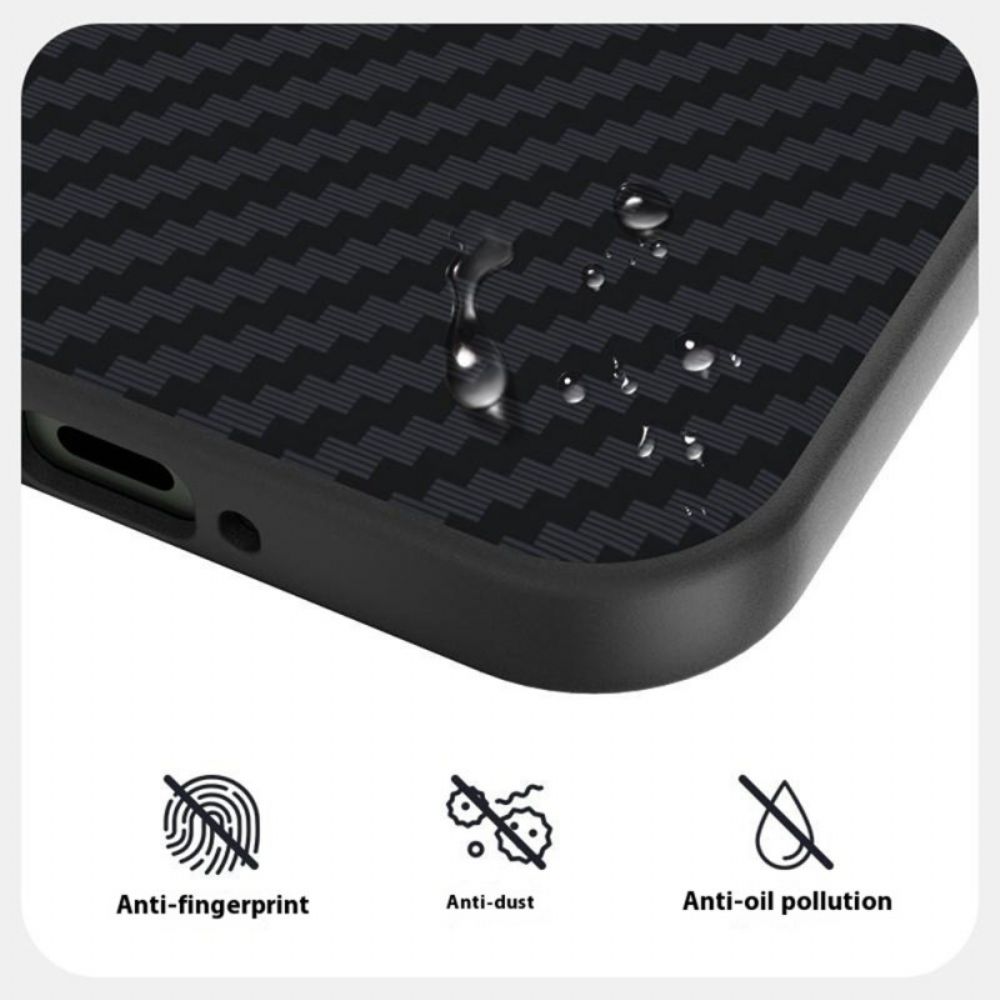 Hoesje Voor Xiaomi 17 Pro Max Koolstofvezeltextuur Abeel