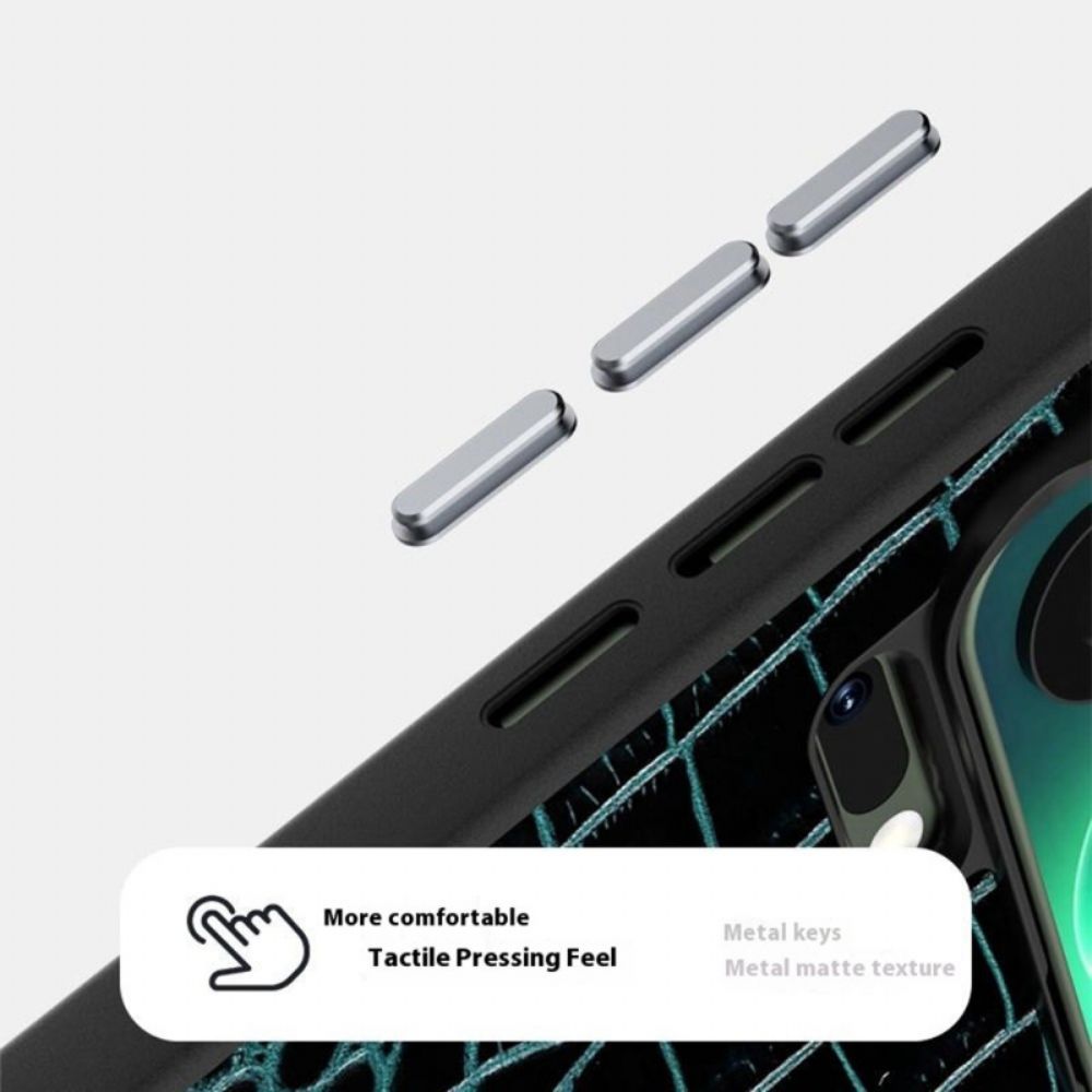 Hoesje Xiaomi 17 Pro Max Abeel Met Krokodillenprint Bescherming Hoesje