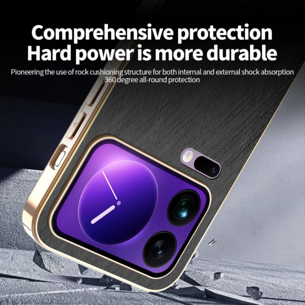 Hoesje Xiaomi 17 Pro Max Azns Leerlook Bescherming Hoesje