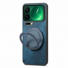 Hoesje Xiaomi 17 Pro Max Draaibare Standaard Met Retro Lederlook