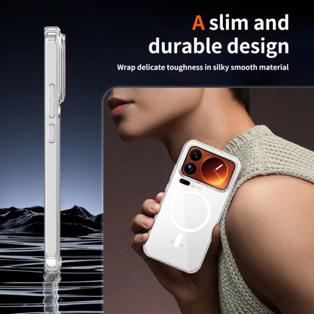 Hoesje Xiaomi 17 Pro Max Hybride Transparant En Magnetisch