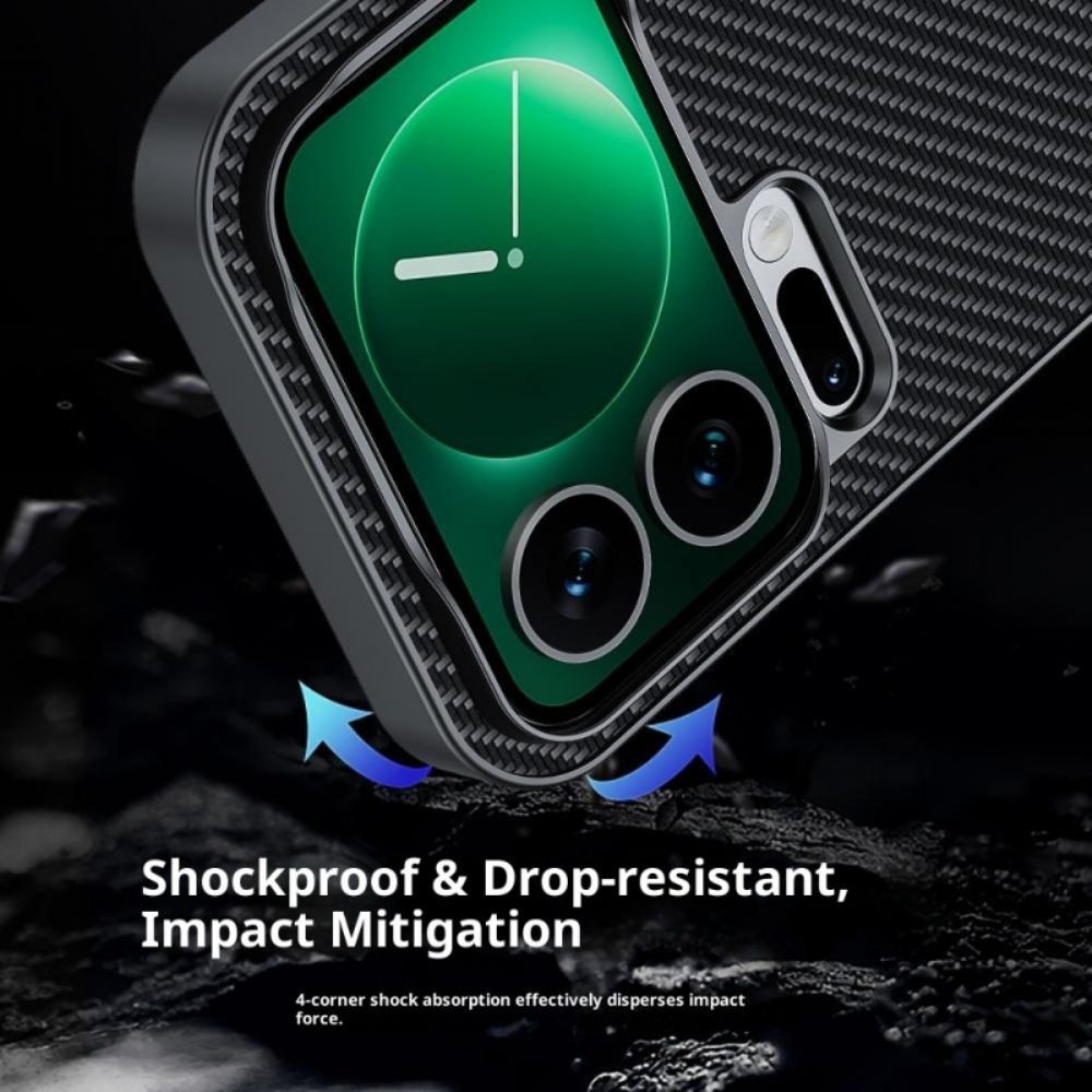 Hoesje Xiaomi 17 Pro Max Koolstofvezel Bescherming Hoesje