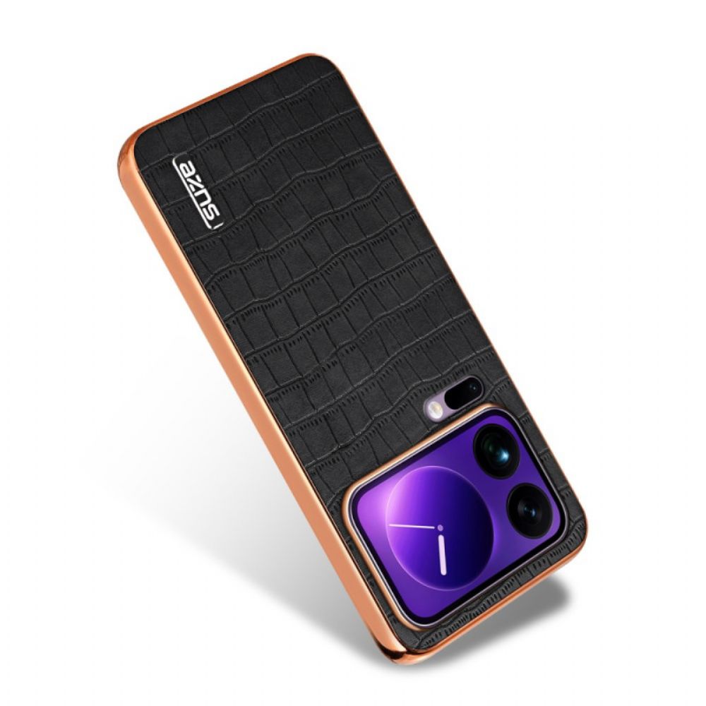 Hoesje Xiaomi 17 Pro Max Krokodil Textuur Azns