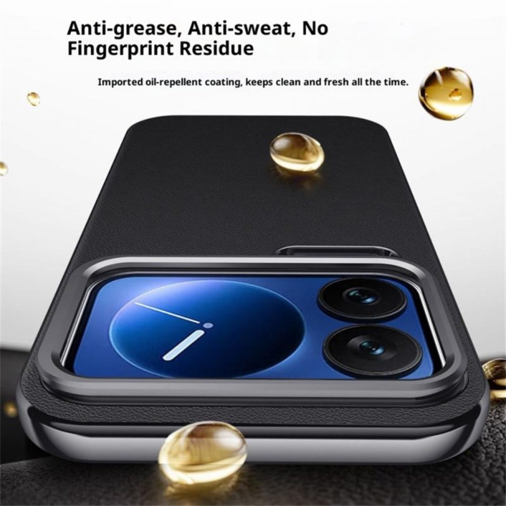 Hoesje Xiaomi 17 Pro Max Metalen Frame En Geïntegreerde Standaard