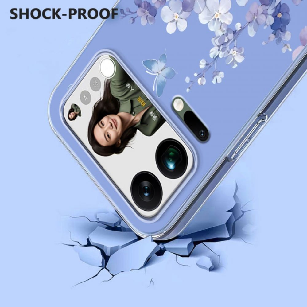 Hoesje Xiaomi 17 Pro Max Vlinders En Bloemen Bescherming Hoesje