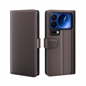 Leren Hoesje Xiaomi 17 Pro Max Echt Leer