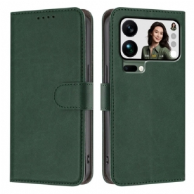 Leren Hoesje Xiaomi 17 Pro Max Effen Kunstleer Bescherming Hoesje