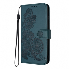 Leren Hoesje Xiaomi 17 Pro Max Kanten Mandala Bescherming Hoesje