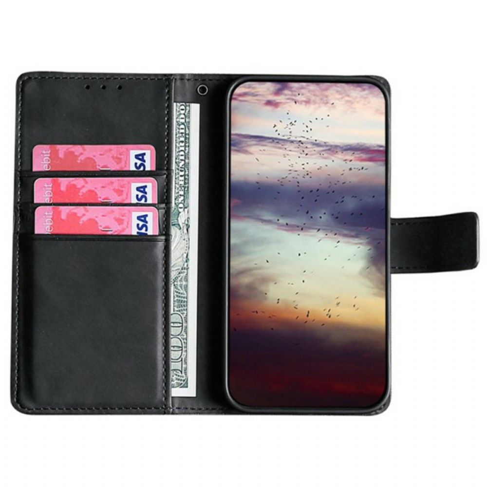Leren Hoesje Xiaomi 17 Pro Max Krokodillenleerstructuur Bescherming Hoesje