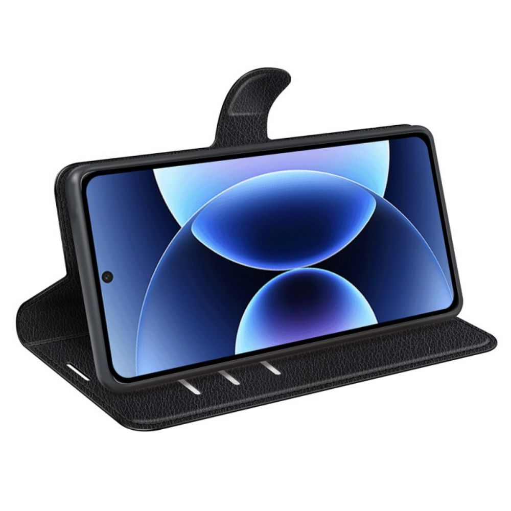 Leren Hoesje Xiaomi 17 Pro Max Kunstleer (lychee-look)