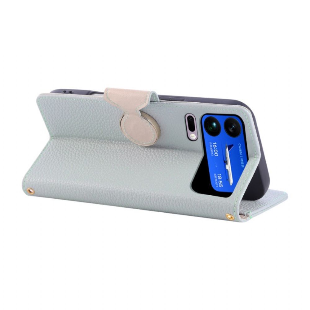 Leren Hoesje Xiaomi 17 Pro Max Vintage Portemonnee Met Rits