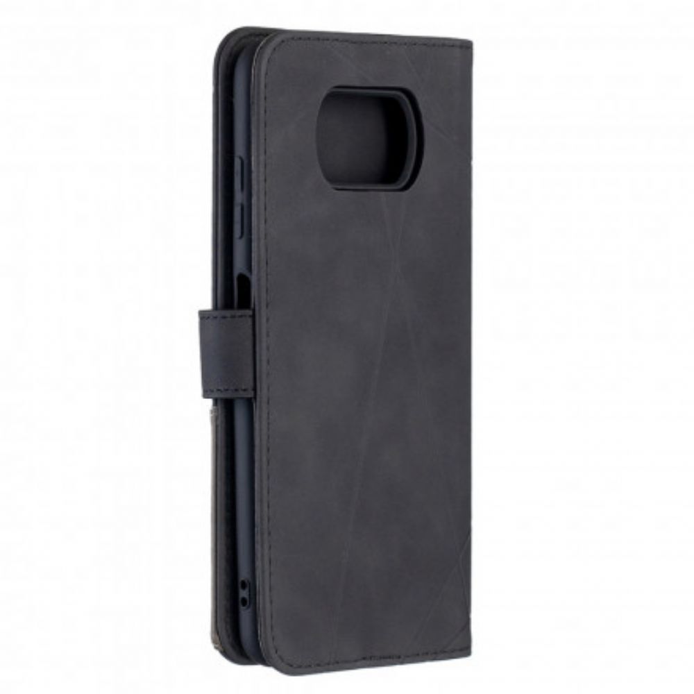 Folio-hoesje voor Poco X3 / X3 Pro / X3 NFC Driehoek Binfen Kleur