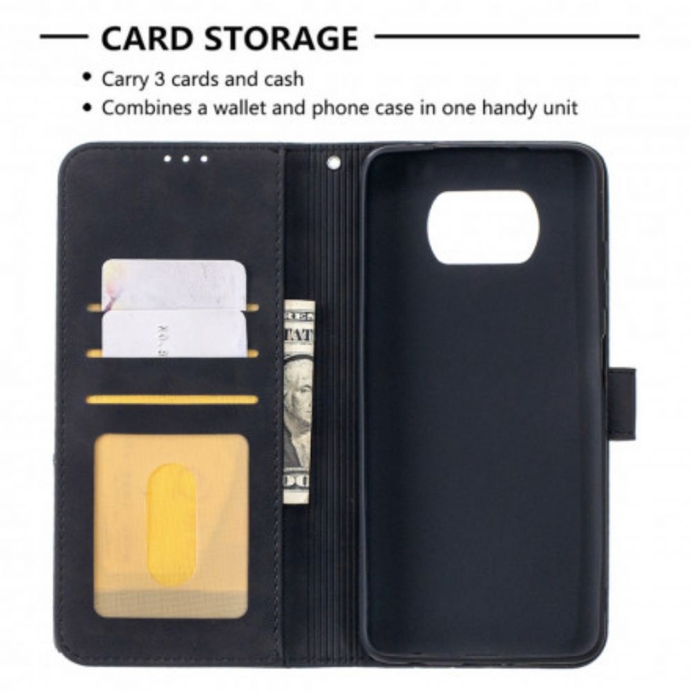 Folio-hoesje voor Poco X3 / X3 Pro / X3 NFC Driehoek Binfen Kleur