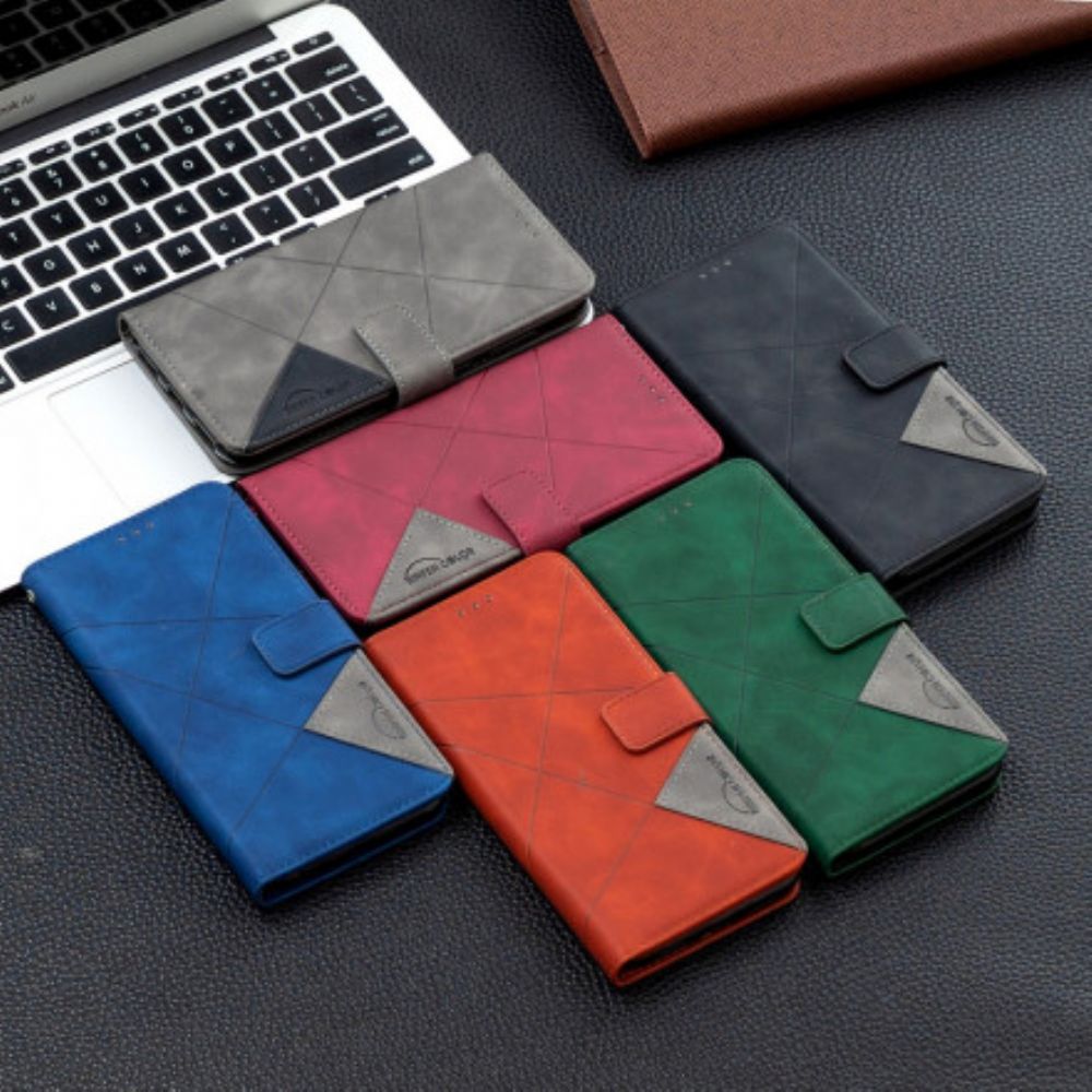 Folio-hoesje voor Poco X3 / X3 Pro / X3 NFC Driehoek Binfen Kleur
