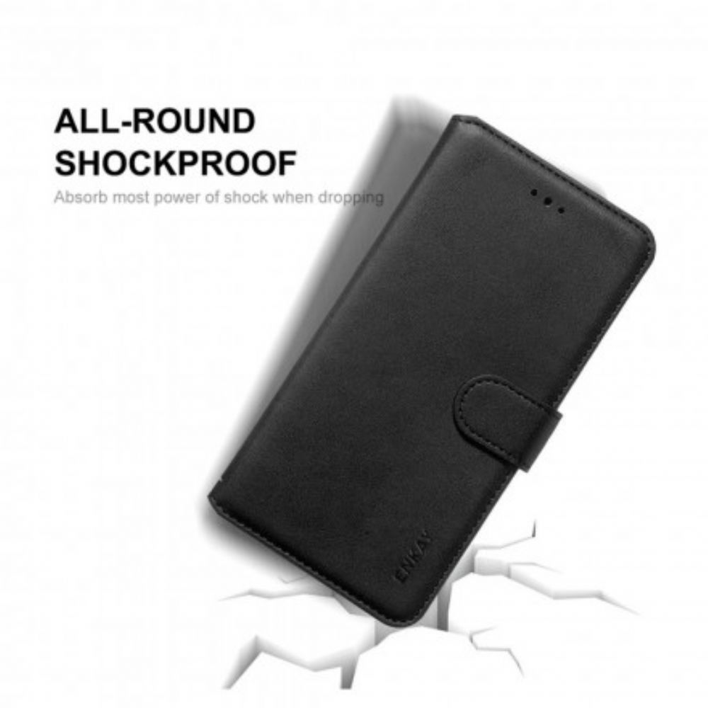 Folio-hoesje voor Poco X3 / X3 Pro / X3 NFC Enkay Kunstleer