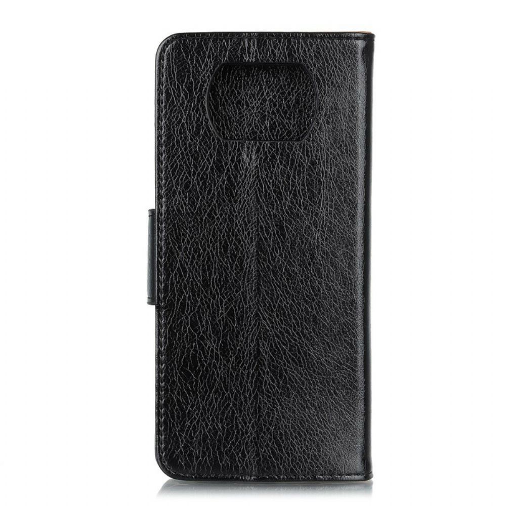 Leren Hoesje voor Poco X3 / X3 Pro / X3 NFC Gesplitst Nappaleer