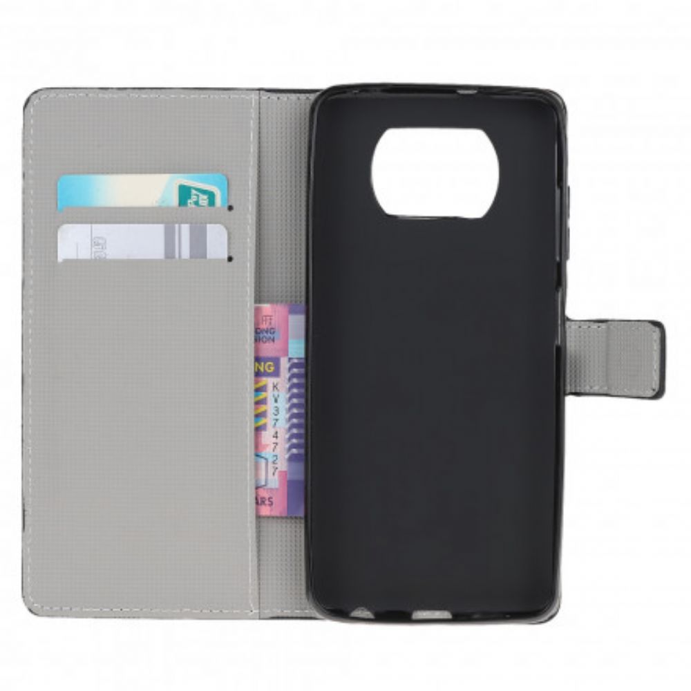 Leren Hoesje voor Poco X3 / X3 Pro / X3 NFC Ik Hou Van Parijs