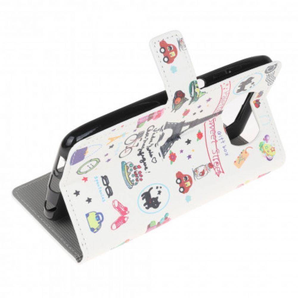 Leren Hoesje voor Poco X3 / X3 Pro / X3 NFC Ik Hou Van Parijs