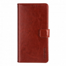 Leren Hoesje voor Asus Zenfone 8 Flip Folio-hoesje Imitatieleer Idewei