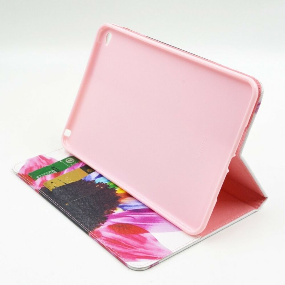 Folio-hoesje voor iPad Mini 4 Aquarel Bloem