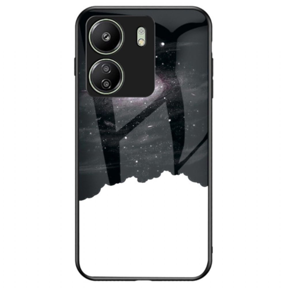 Hoesje Voor Poco C65 Sterrenhemel Gehard Glas