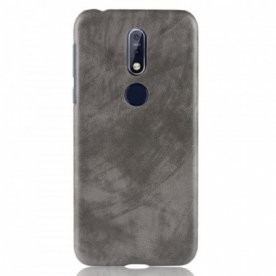 Hoesje voor Nokia 7.1 Lichi Leereffect