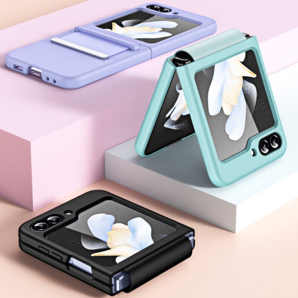 Hoesje Samsung Galaxy Z Flip 6 Stijf Met Intrekbare Riem Bescherming Hoesje